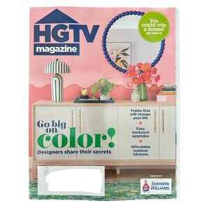 HGTV Magazine May June 2025 Go Big in Color Designers Share Their Secrets